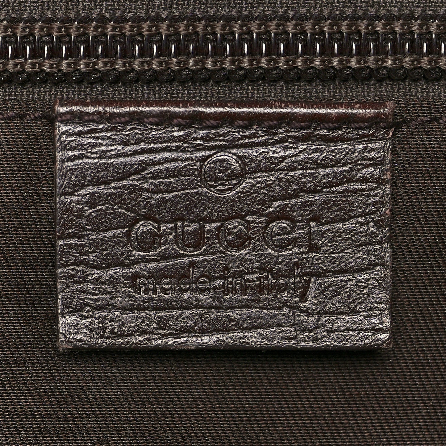 GG Plus Monogram Travel Bag Dark Brown
