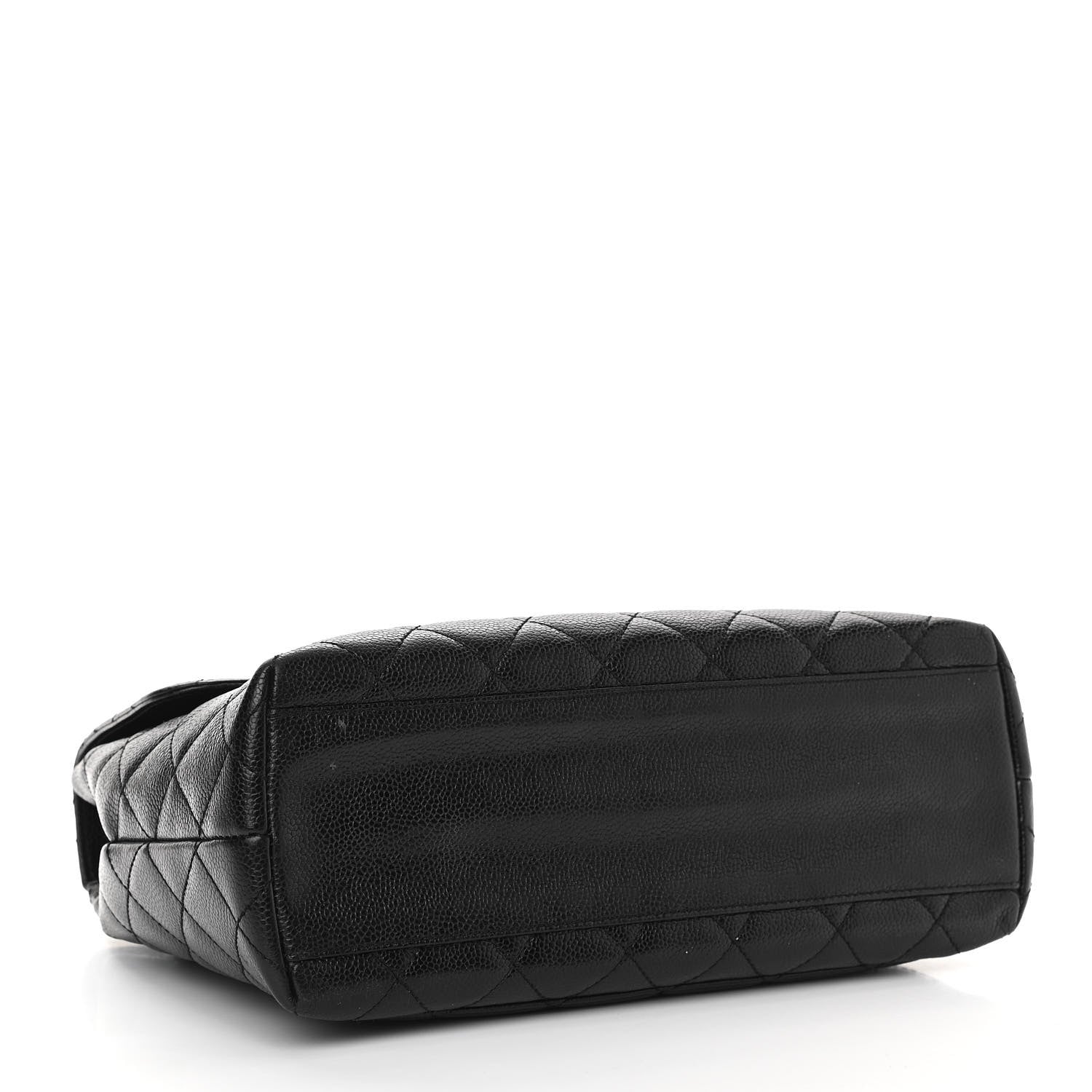 Chanel Caviar Quilted Jumbo Kelly Flap Black 4 of 14