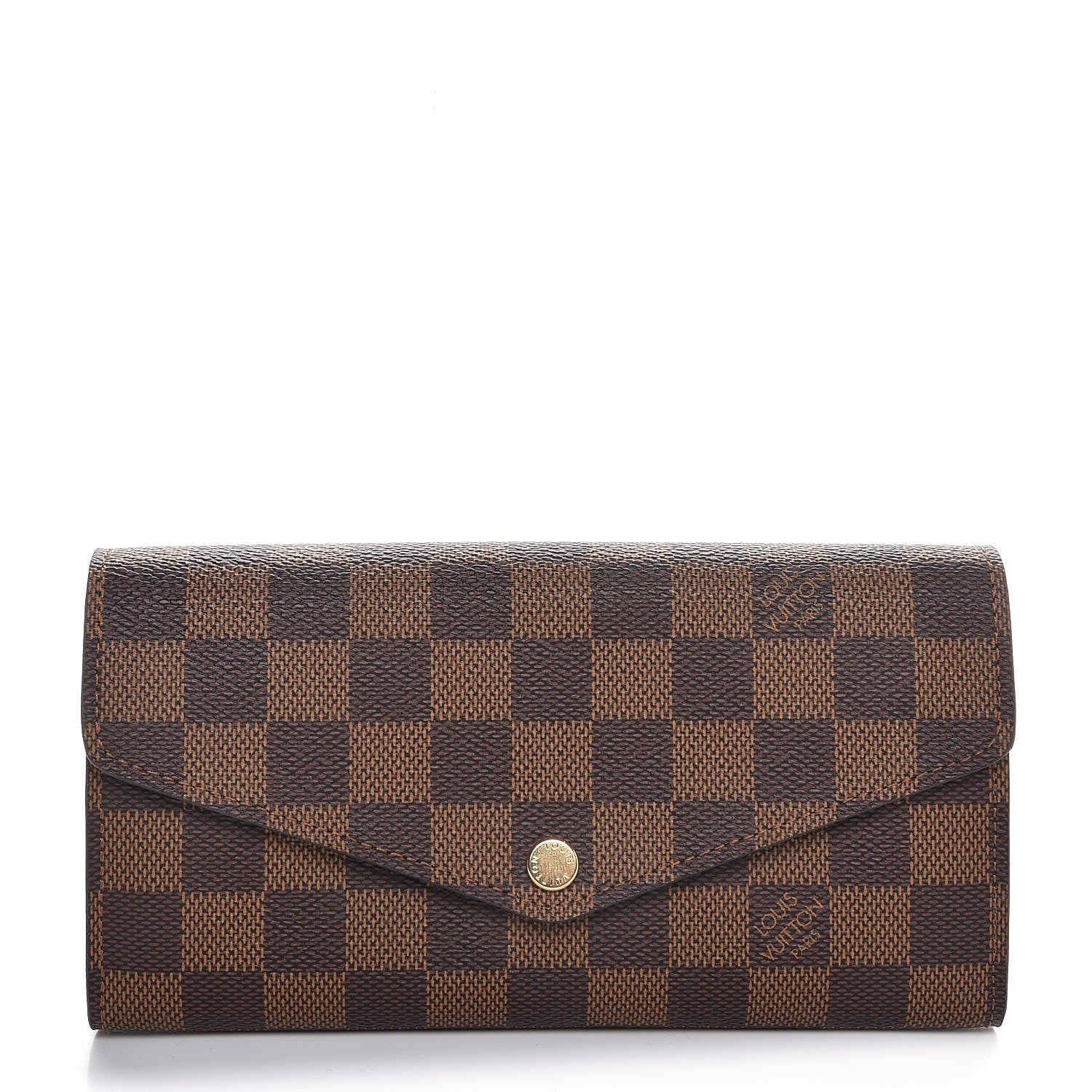 Louis Vuitton Damier Ebene Sarah Wallet NM 1 of 11