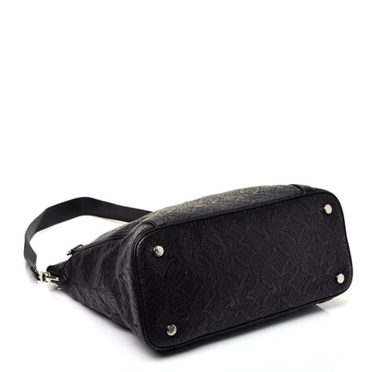 Louis Vuitton Monogram Lambskin Antheia Ixia MM Black 4 of 9