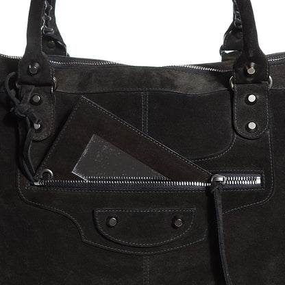 Balenciaga Baby Daim Suede Work Black 12 of 14