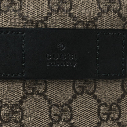 Gucci GG Supreme Monogram Web Belt Bag Black 12 of 12