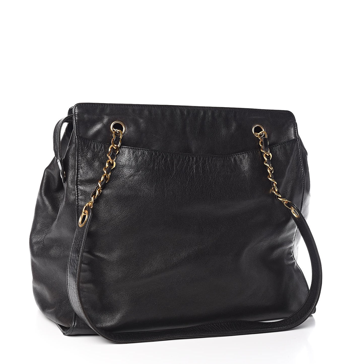 Lambskin CC Shoulder Bag Black