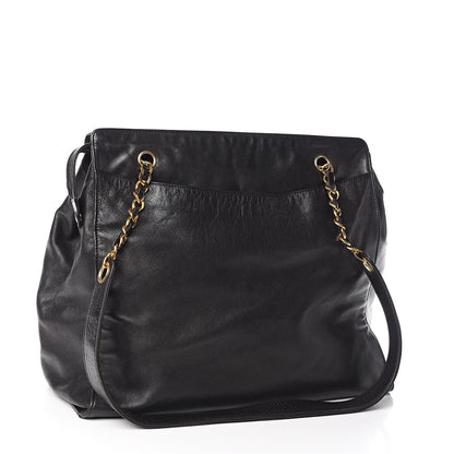 Chanel Lambskin CC Shoulder Bag Black 3 of 13