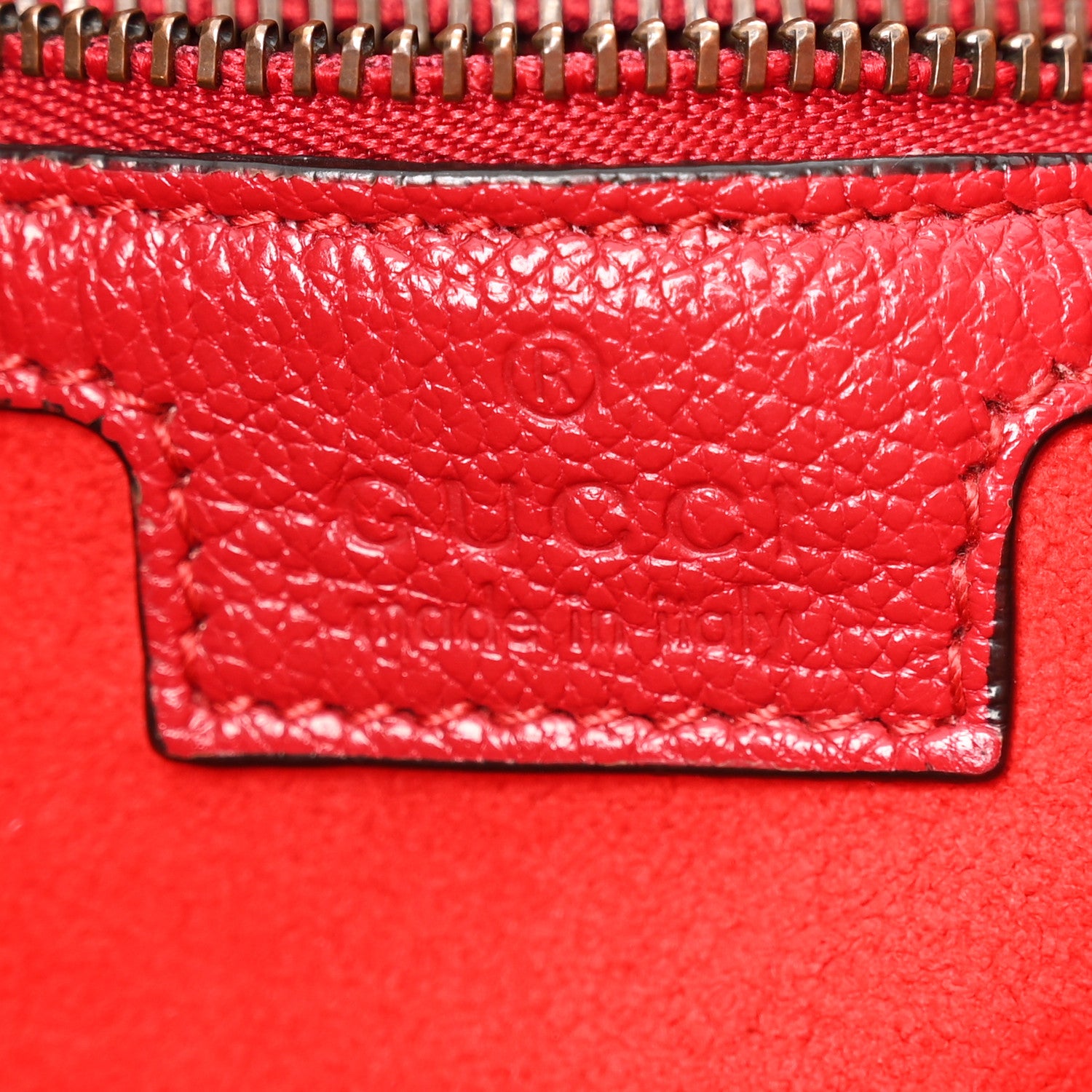 Gucci Goatskin Medium Aphrodite Shoulder Bag Hibiscus Red 6 of 10