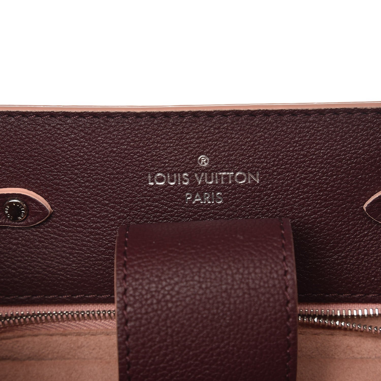 Louis Vuitton Calfskin Lockme Bucket Prune 6 of 7