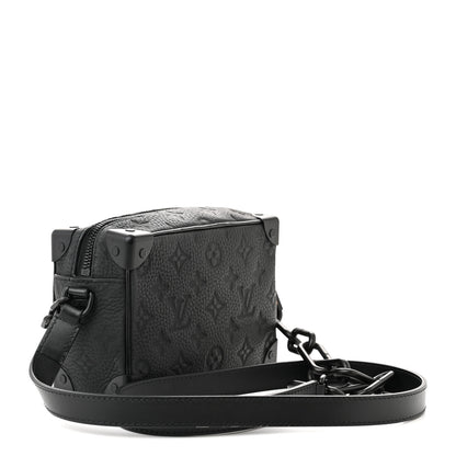 Louis Vuitton Taurillon Monogram Mini Soft Trunk Black 3 of 9