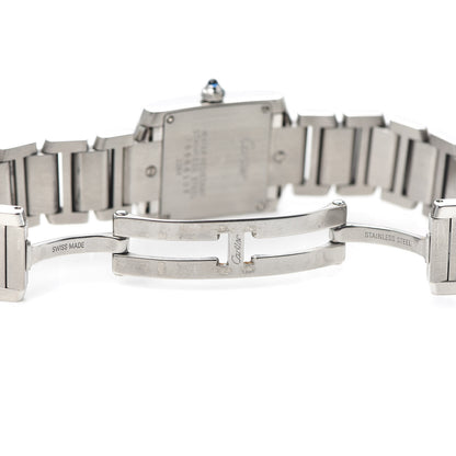 Cartier Stainless Steel 20mm Tank Francaise Quartz Watch 6 of 6