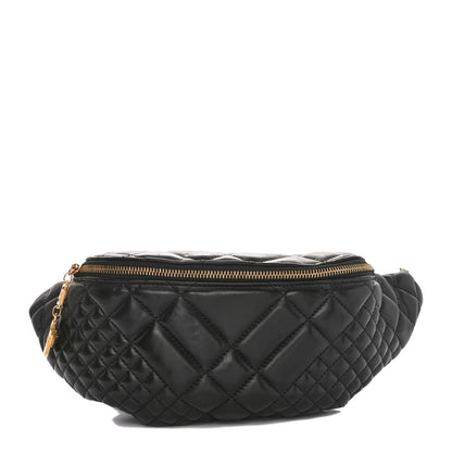 Versace Nappa Quilted Belt Bag Black 1 of 9