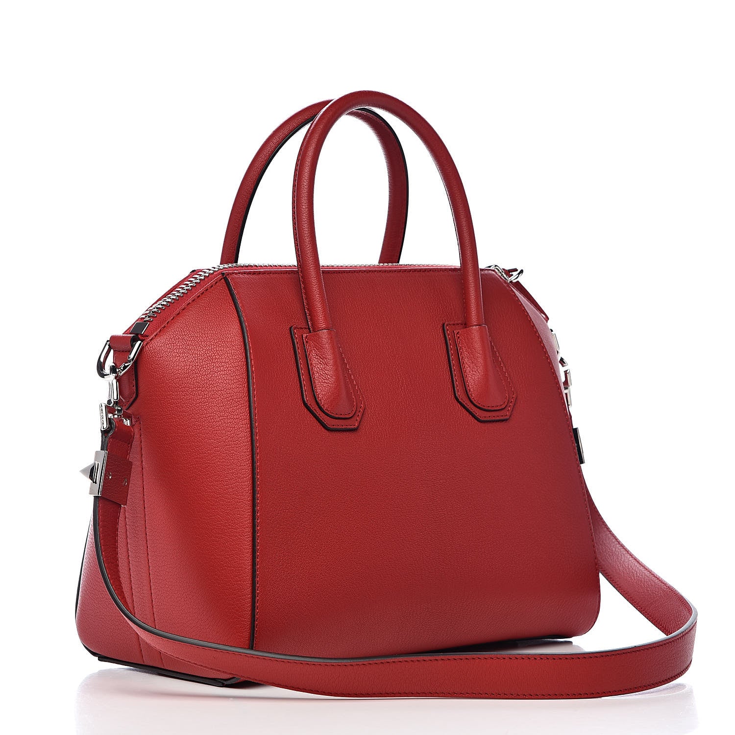 Givenchy Sugar Goatskin Small Antigona Bright Red 3 of 10