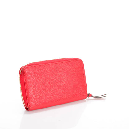 Gucci Dollar Calfskin Medium Swing Zip Around Wallet Red 3 of 7