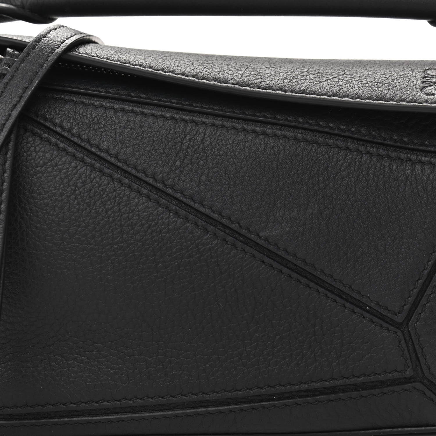 Loewe Calfskin Mini Puzzle Bag Black 6 of 11