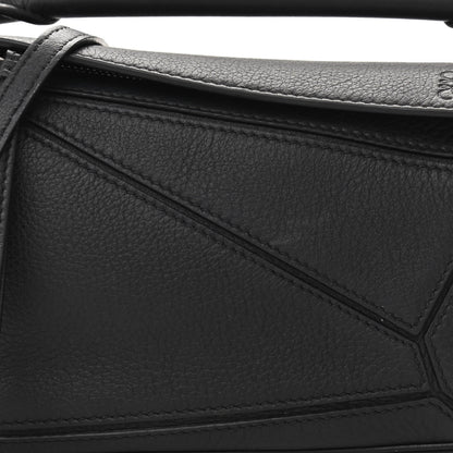 Loewe Calfskin Mini Puzzle Bag Black 6 of 11
