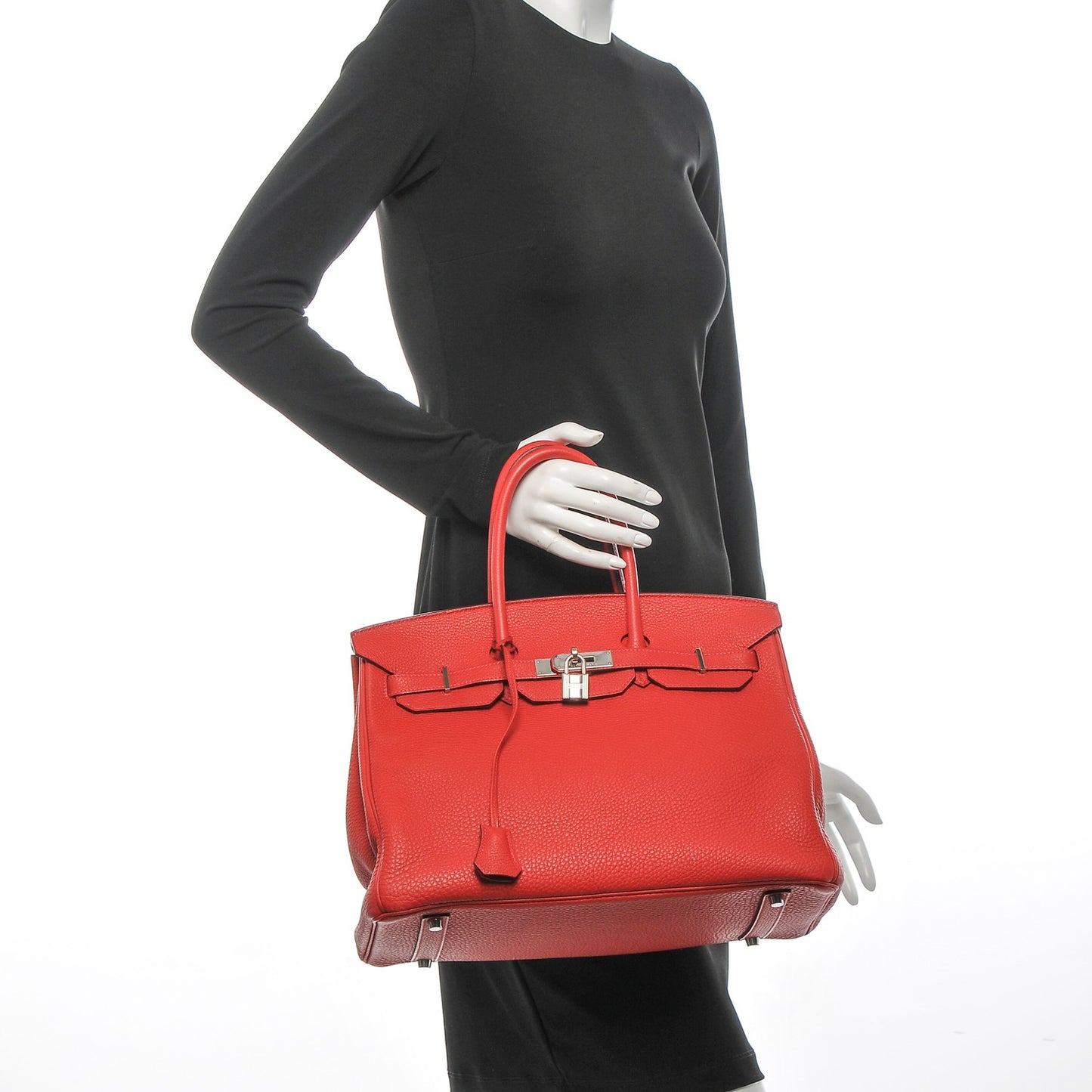 Togo Birkin 35 Rouge Casaque