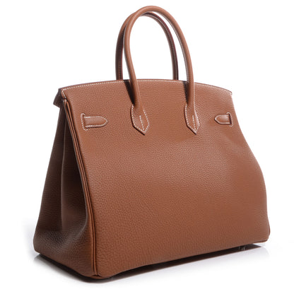 Hermes Togo Birkin 35 Gold 3 of 10
