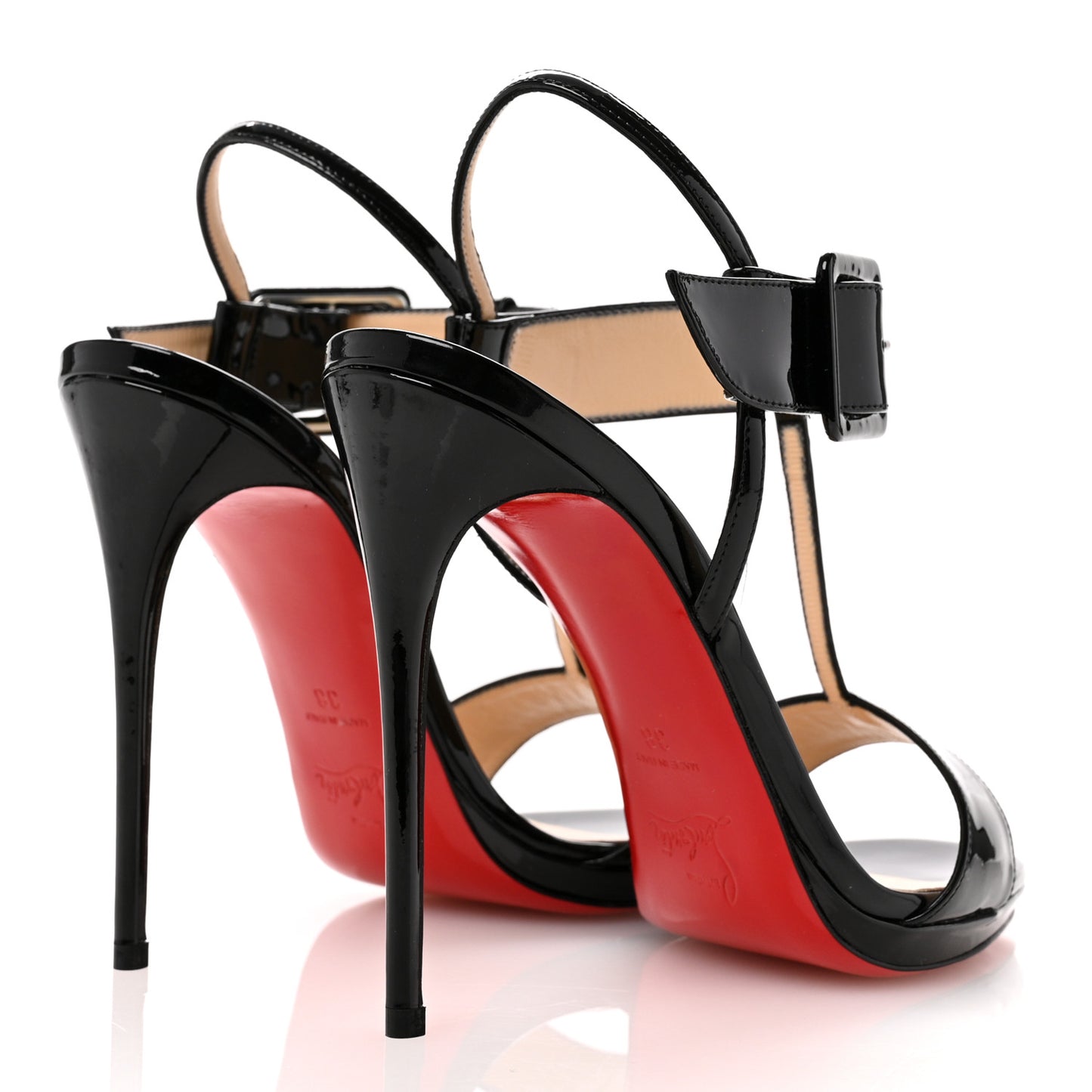 Patent Beltega 120 Sandals 38 Black