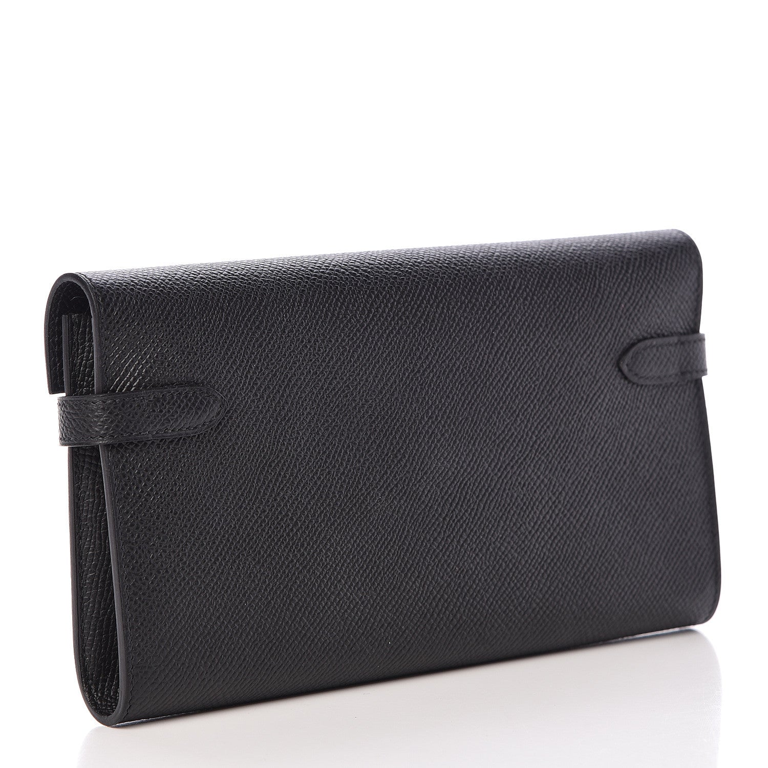 Hermes Epsom Kelly Longue Wallet Black 3 of 8