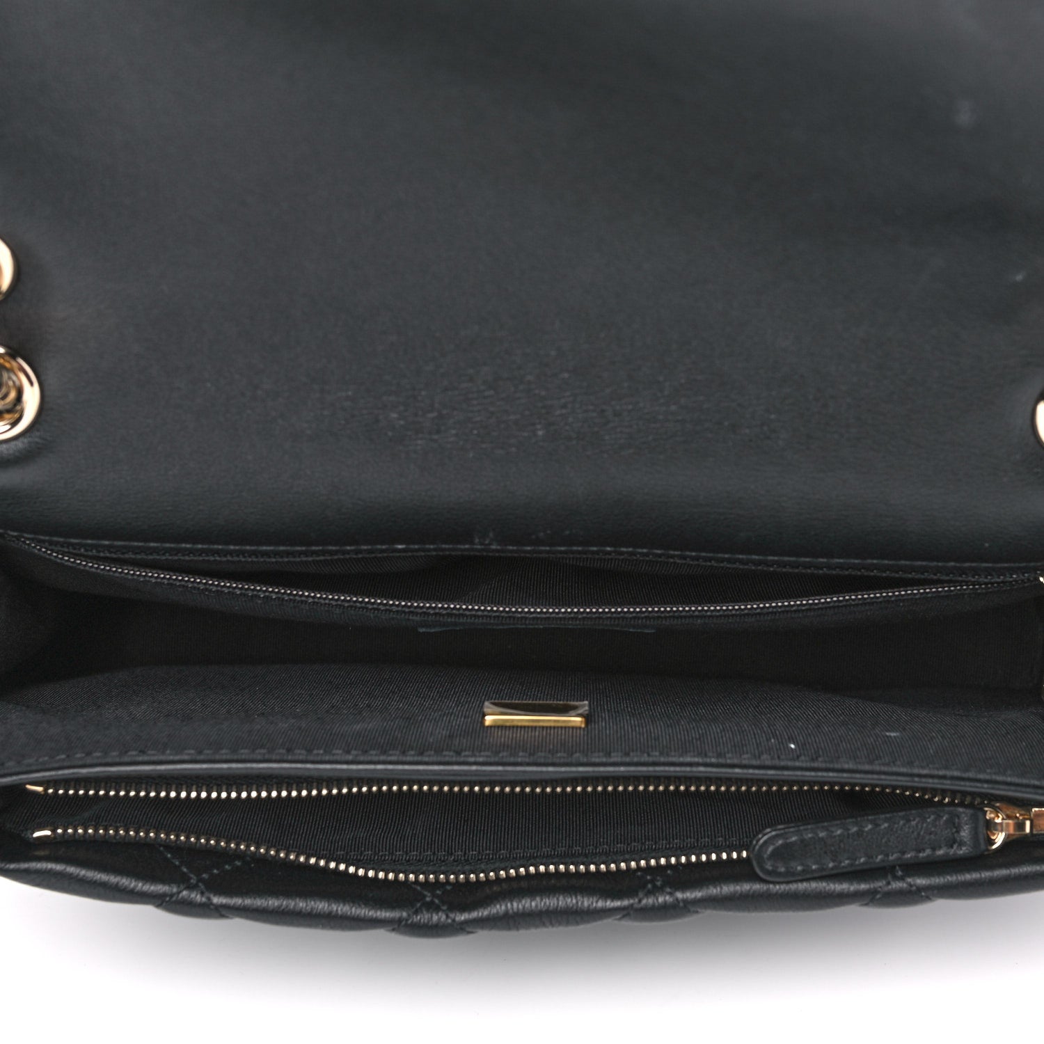 Chanel Calfskin Quilted Large Pocket Chic Flap Bag Black 5 of 14