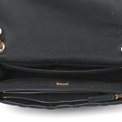 Chanel Calfskin Quilted Large Pocket Chic Flap Bag Black 5 of 14