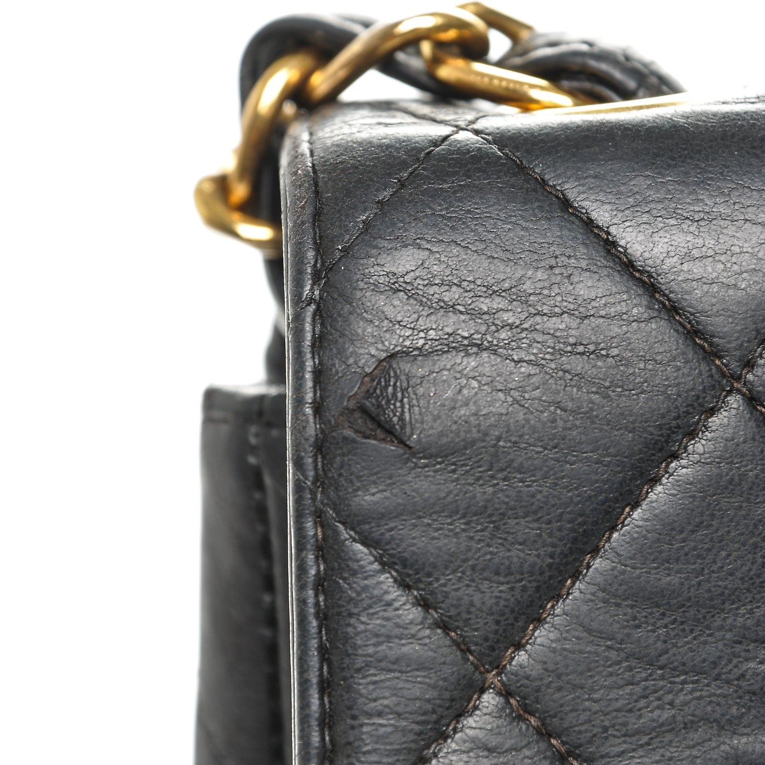 Chanel Lambskin Quilted Jumbo Single Flap Black 8 of 12