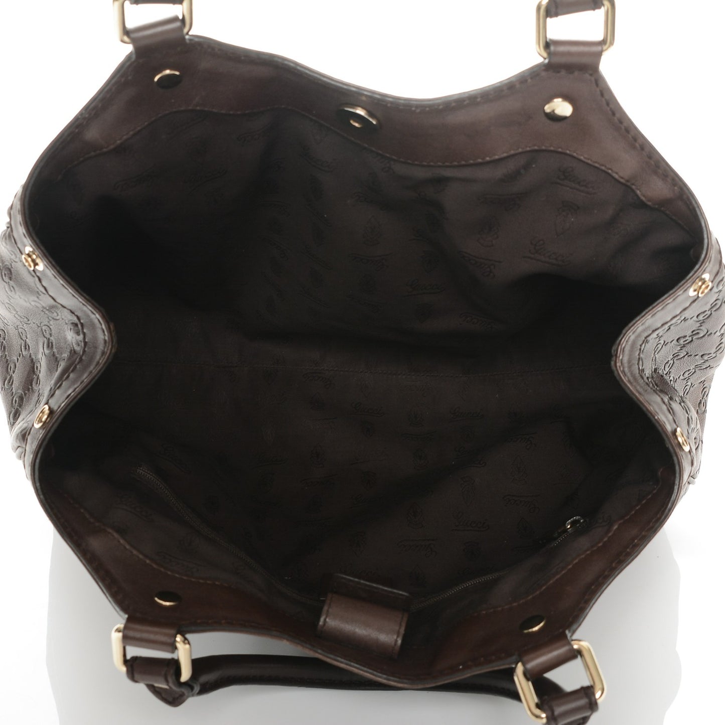 Guccissima Medium Sukey Tote Chocolate