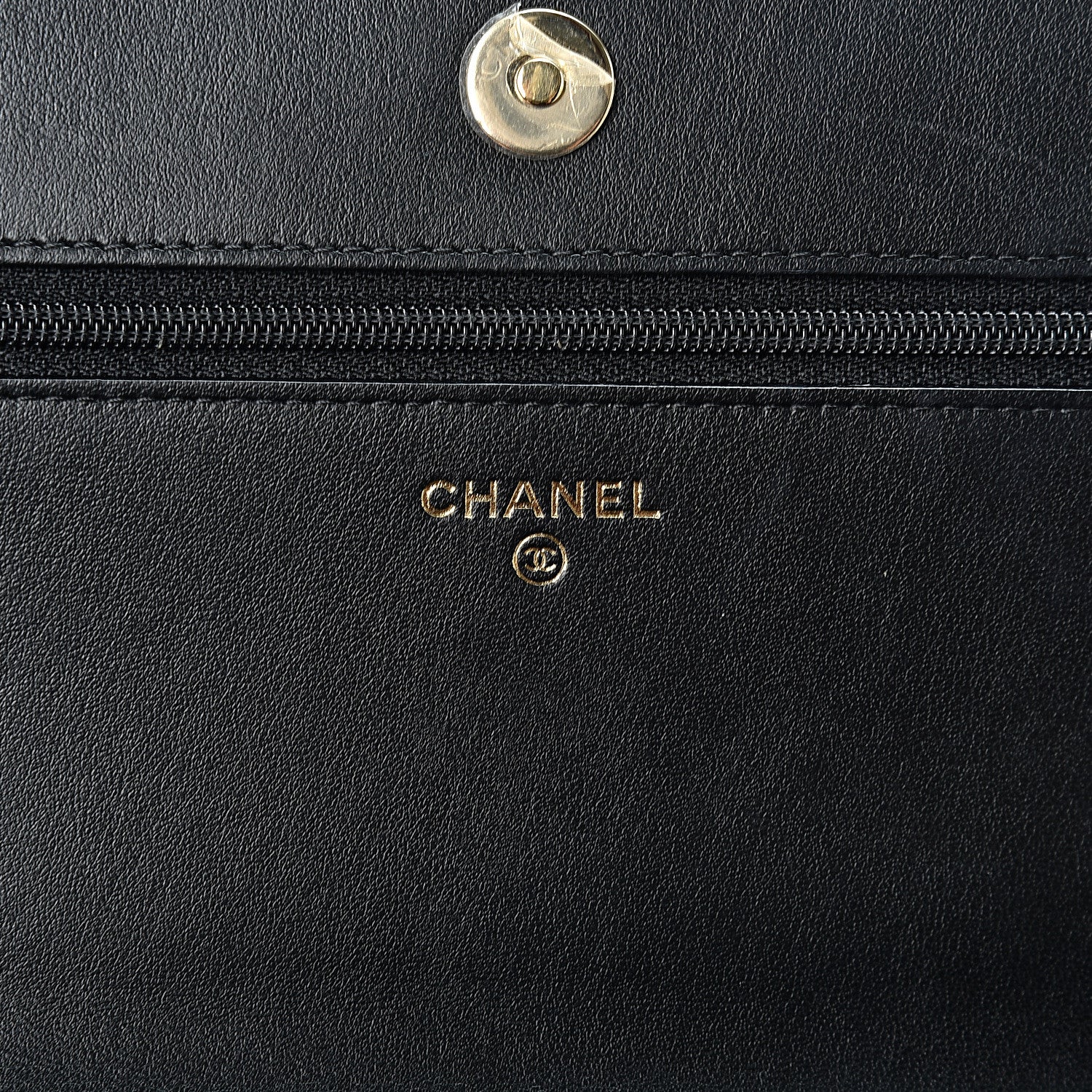 Chanel Caviar Quilted Boy Wallet On Chain WOC Black 5 of 11