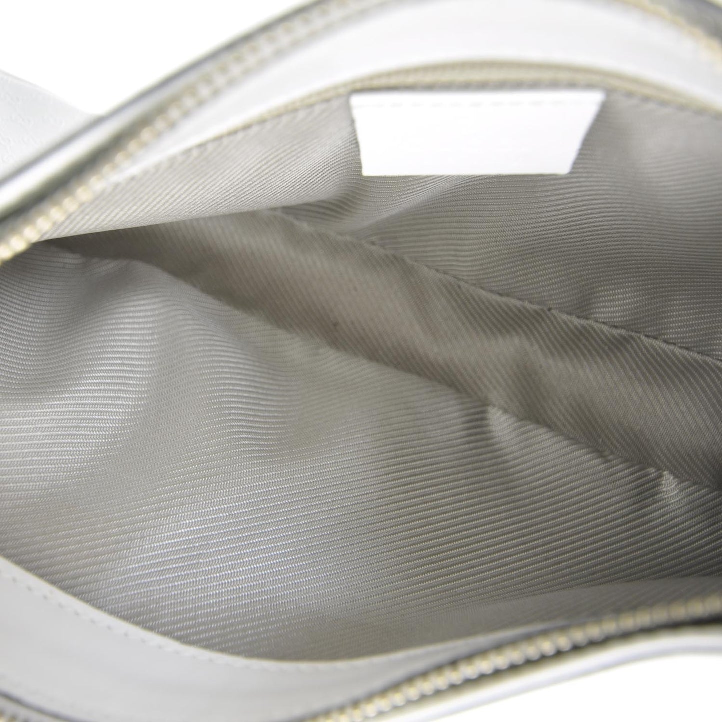 Leather Shoulder Bag White