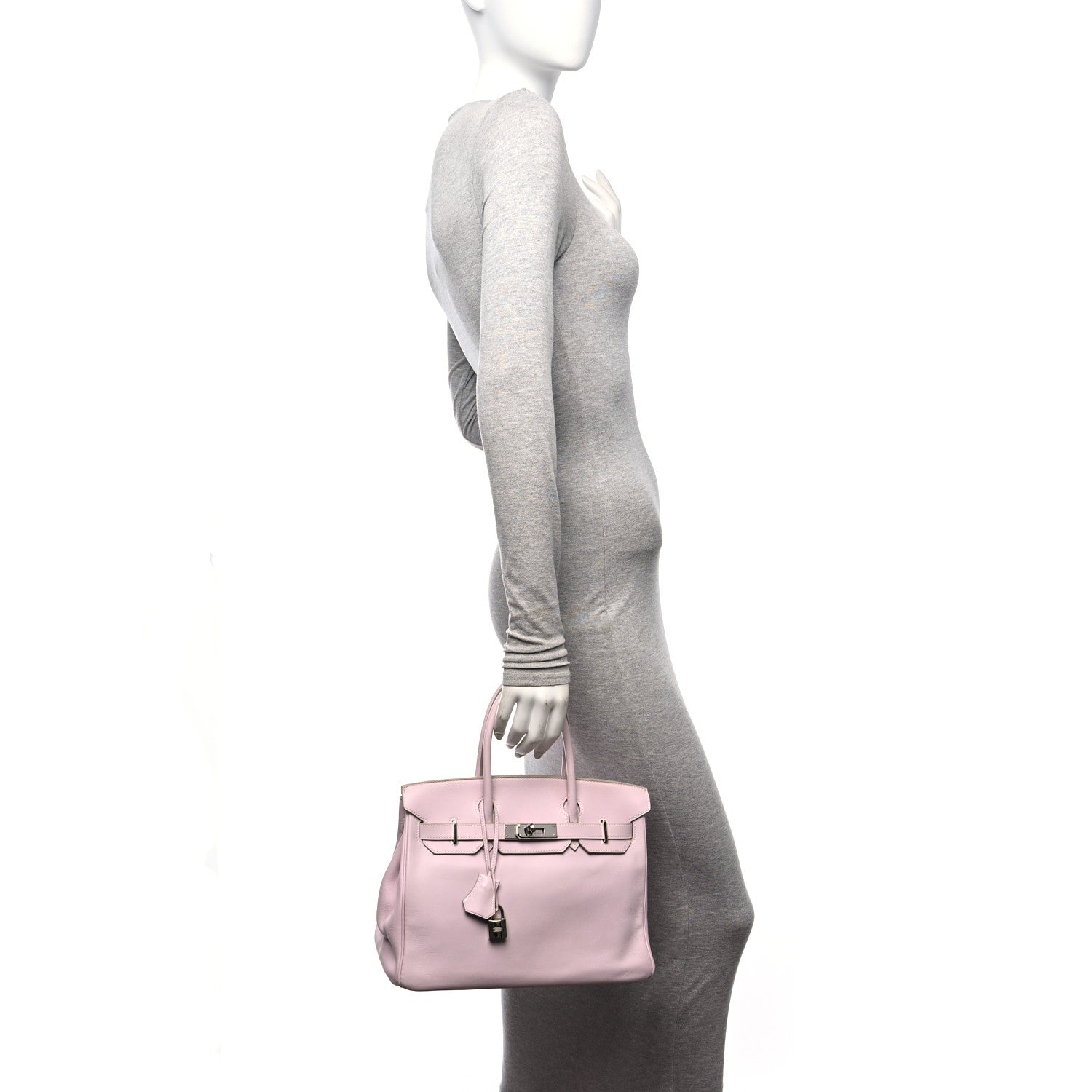 Hermes Swift Birkin 30 Rose Dragee 2 of 15