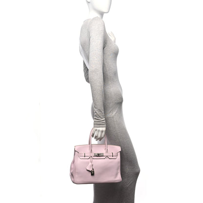 Hermes Swift Birkin 30 Rose Dragee 2 of 15