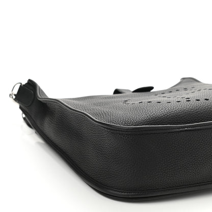 Hermes Taurillon Clemence Evelyne III GM Black 9 of 10
