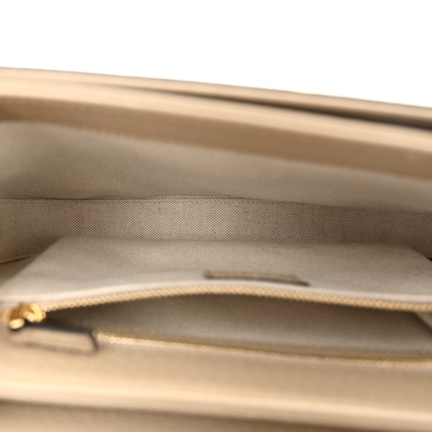 Gucci GG Supreme Monogram Textured Dollar Calfskin Horsebit 1955 Shoulder Bag Beige Mystic White Oatmeal 5 of 10