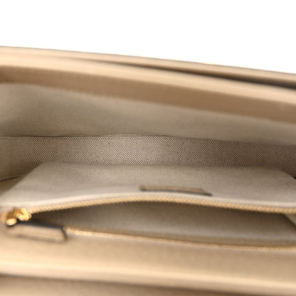Gucci GG Supreme Monogram Textured Dollar Calfskin Horsebit 1955 Shoulder Bag Beige Mystic White Oatmeal 5 of 10