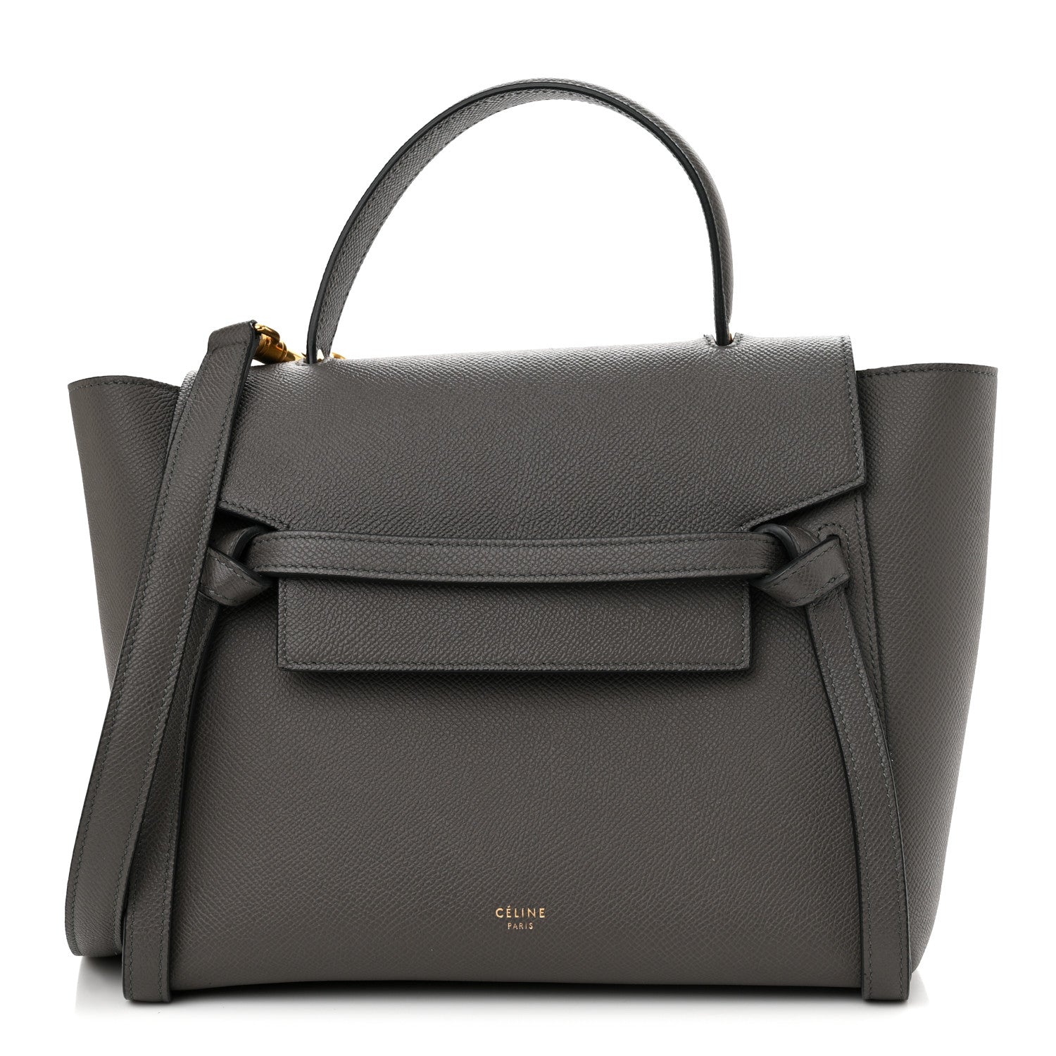 Celine Baby Grained Calfskin Micro Belt Bag Grey 1 of 12
