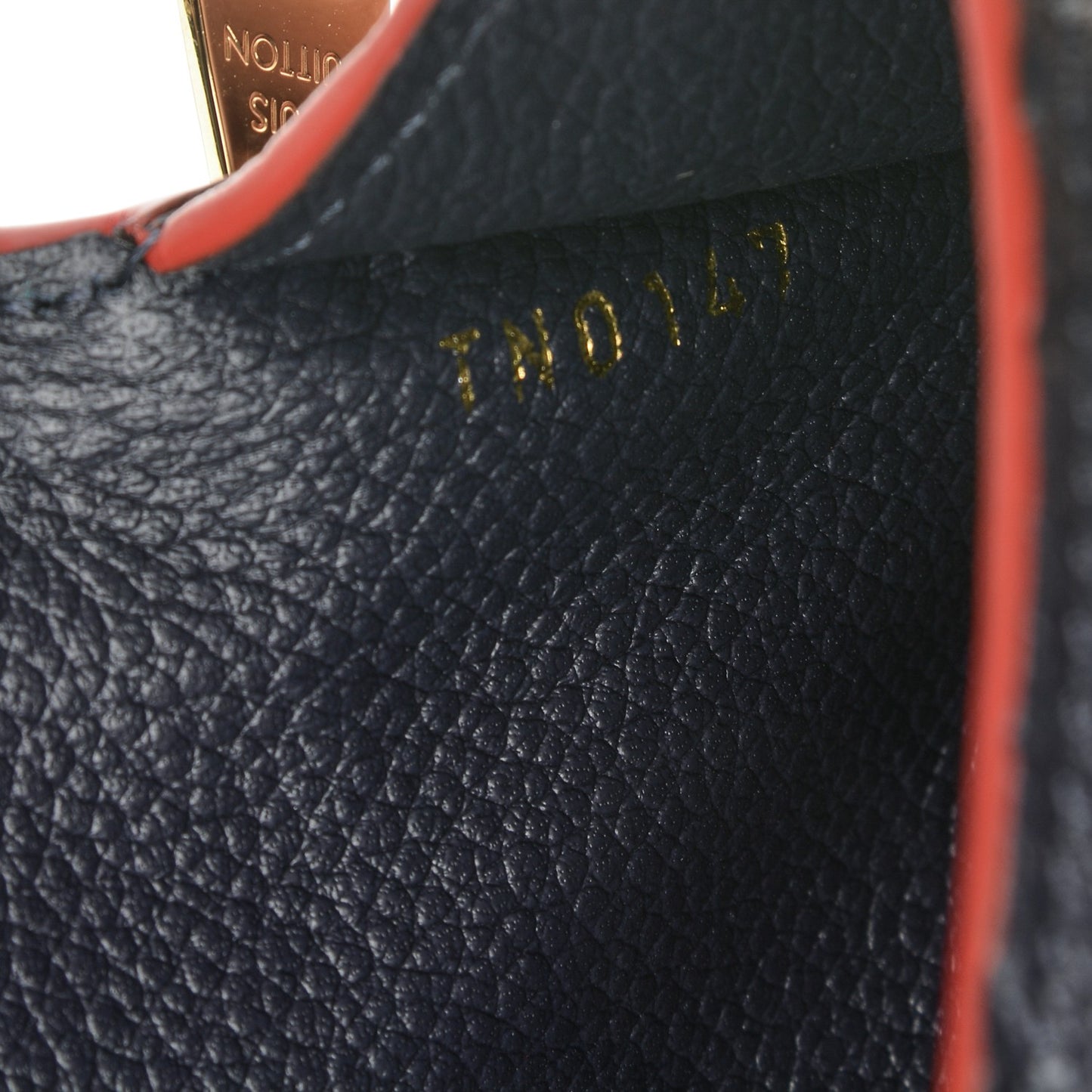 Empreinte Key Pouch Marine Rouge