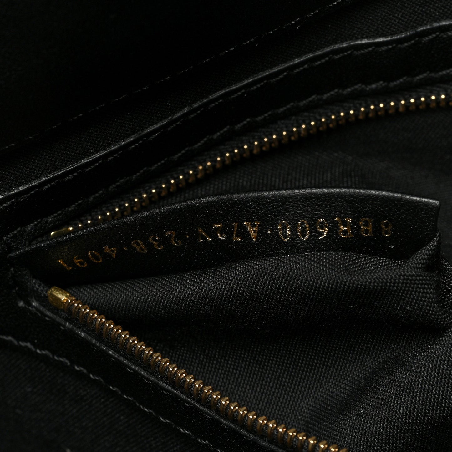 Nappa FF 1974 Embossed Baguette Black