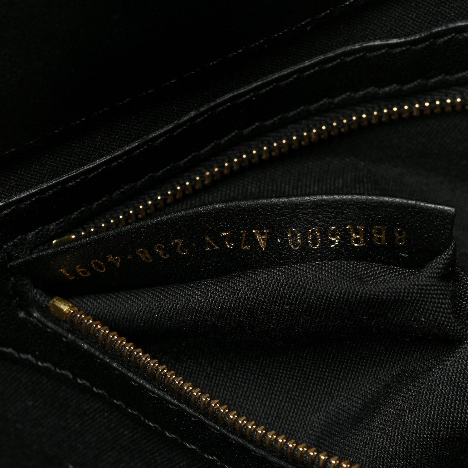 Fendi Nappa FF 1974 Embossed Baguette Black 7 of 10