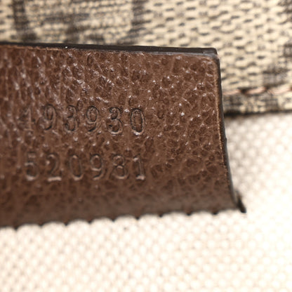 Gucci GG Supreme Monogram Neo Vintage Web Belt Bag Brown 7 of 11