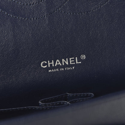 Chanel Caviar Quilted Maxi Double Flap Navy Blue 8 of 10