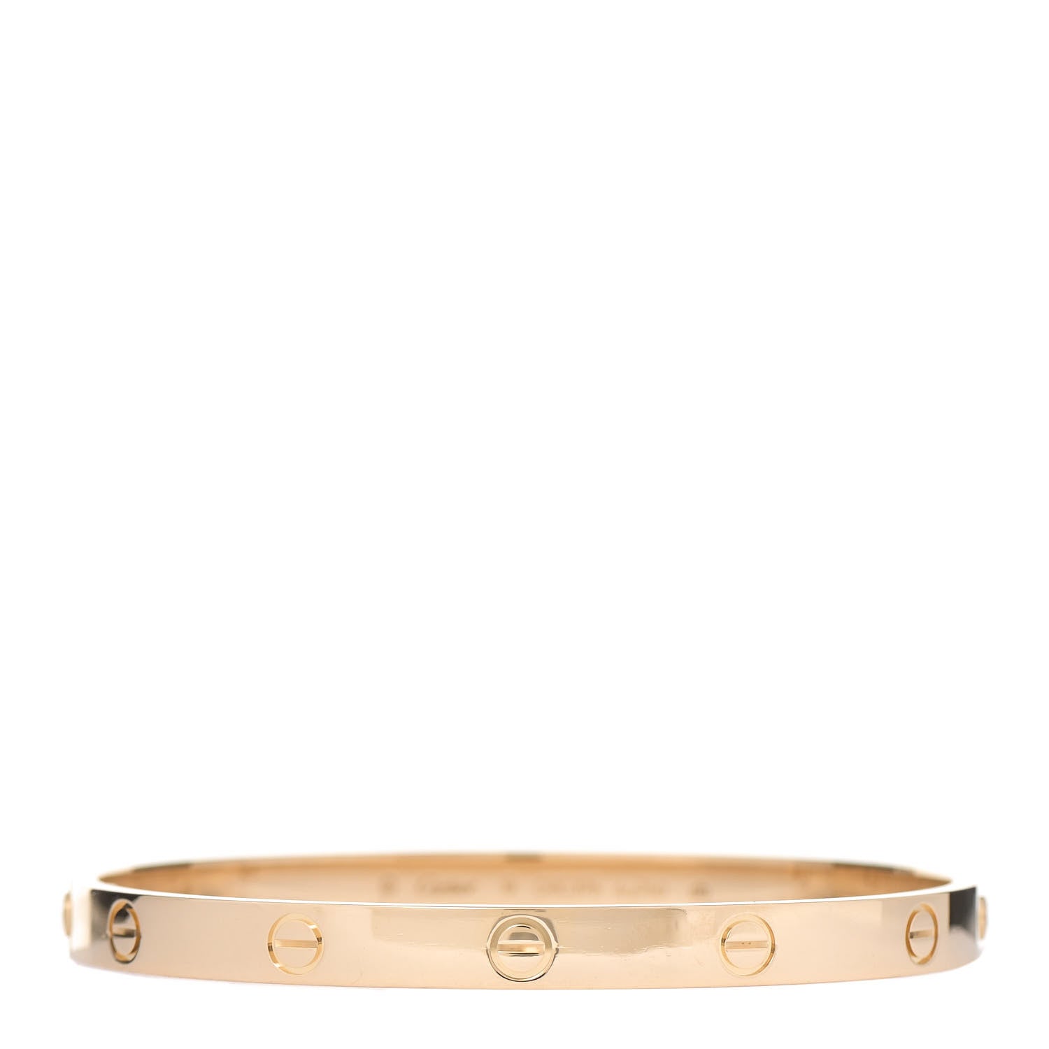 Cartier 18K Yellow Gold LOVE Bracelet 19 1 of 6