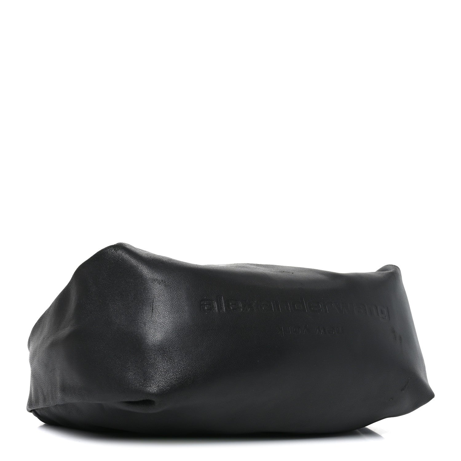 Alexander Wang Lambskin Mini Scrunchie Bag Black 4 of 9