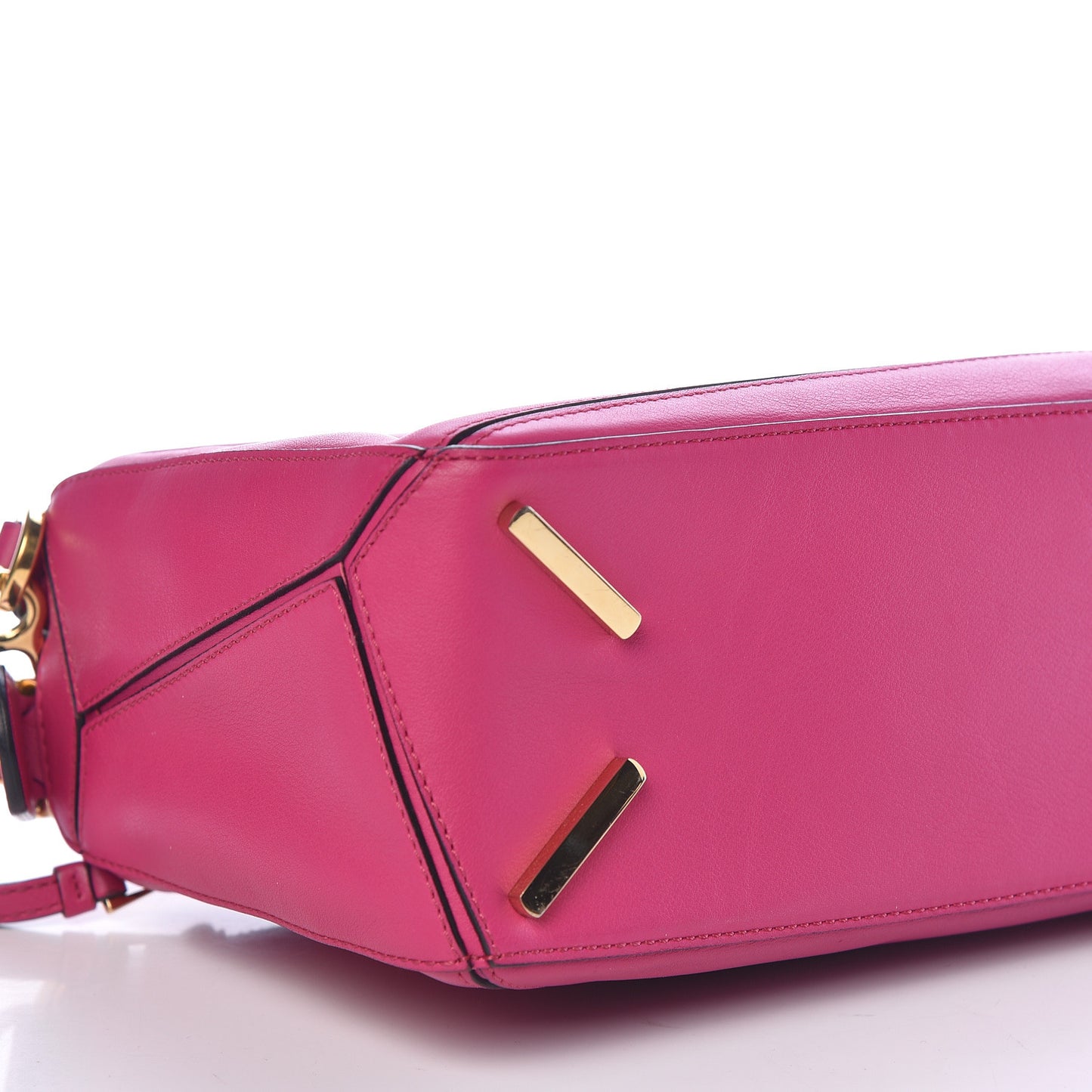 Calfskin Small Puzzle Bag Fuchsia