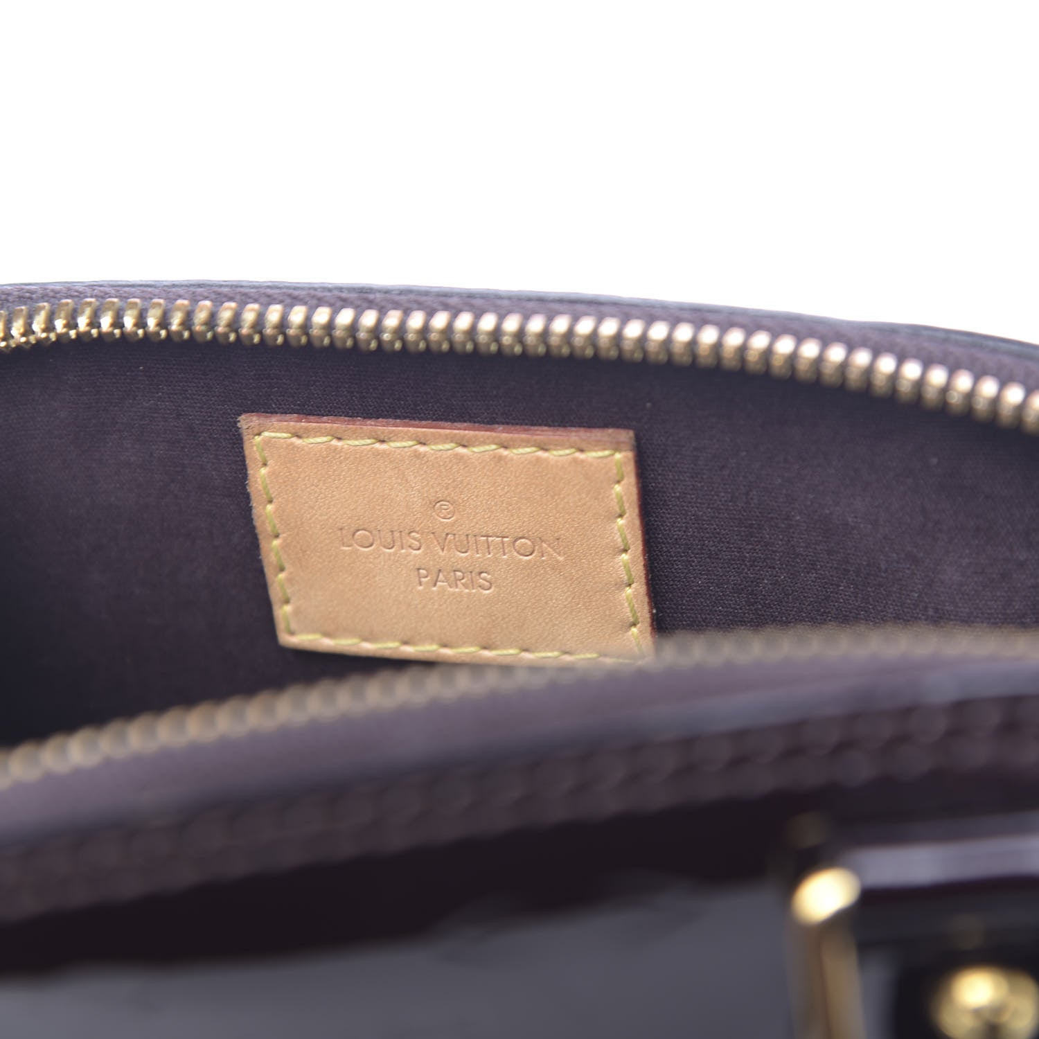 Louis Vuitton Vernis Alma BB Amarante 6 of 9