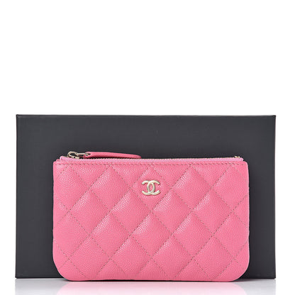 Chanel Caviar Quilted Small Cosmetic Case Pink 8 of 8