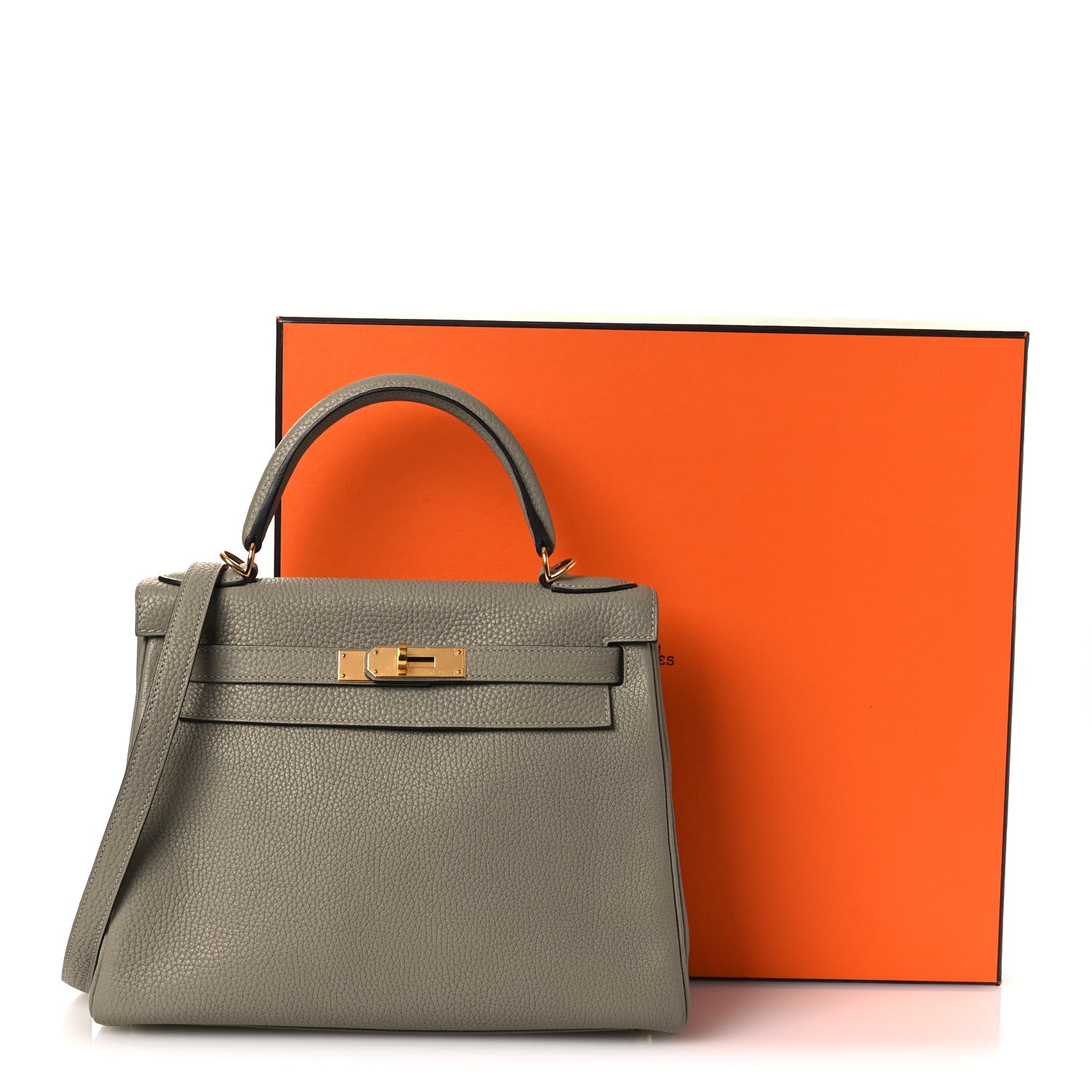 Hermes Togo Kelly Retourne 28 Sauge 14 of 14