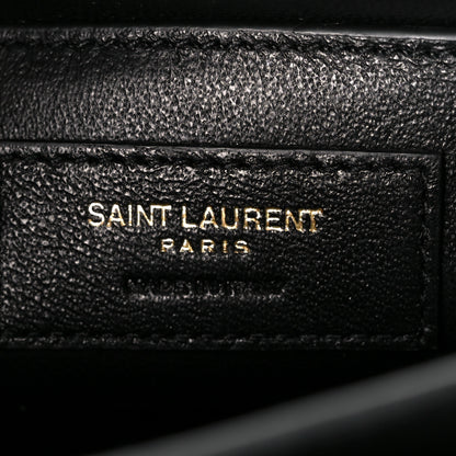 Saint Laurent Calfskin Bi-Color Medium Monogram Sunset Black Pearl White 6 of 11