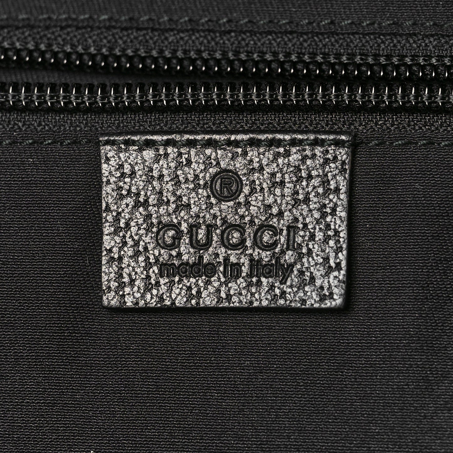 GG Monogram Web Medium Classic Backpack Black