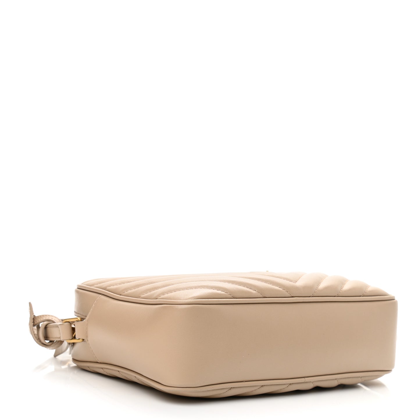 Calfskin Matelasse Monogram Lou Camera Bag Dark Beige