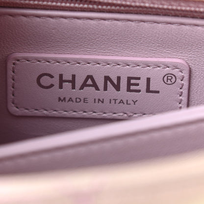 Chanel Iridescent Caviar Quilted Mini Coco Handle Flap Pink 6 of 9