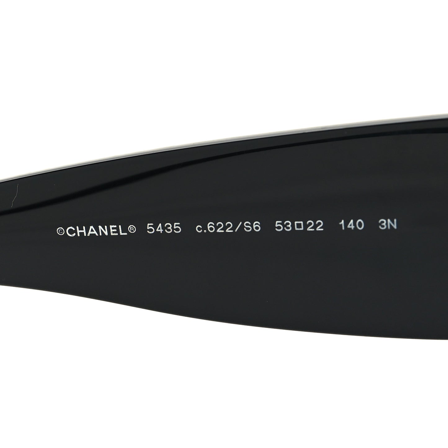 Acetate Rectangle Sunglasses 5435 Black