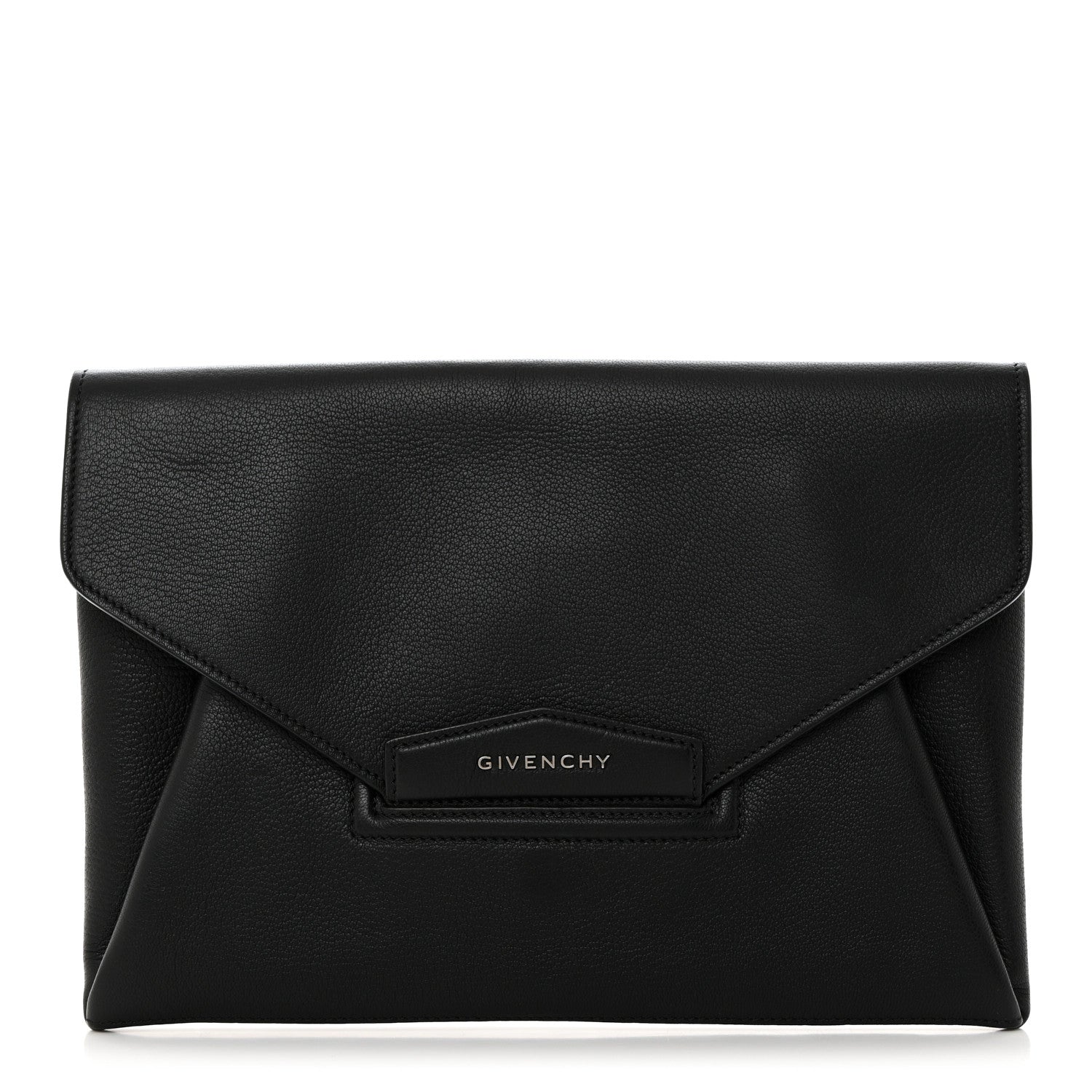 Givenchy Sugar Goatskin Medium Antigona Envelope Clutch Black Black 1 of 7